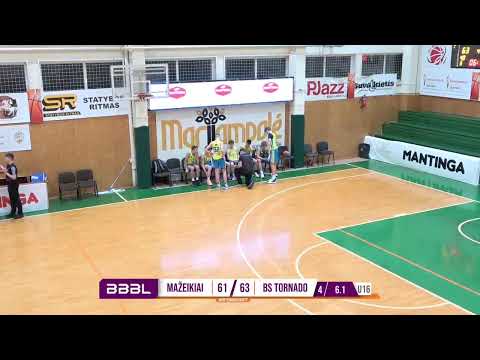 Mažeikiai vs Basketball School Tornado | BBBL Boys U16