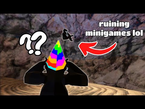 absolutely ruining minigames for children (funny moments) - Gorilla Tag VR