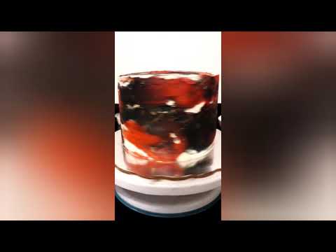 Pastel difuminado pintura abstracta