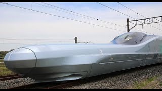 World&#39;s Fastest Bullet Train Alfa-X Starts High-Speed Tests in Japan