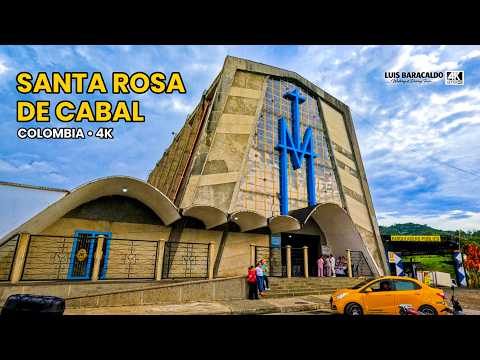 SANTA ROSA DE CABAL COLOMBIA 🇨🇴 Walking Tour 4K | Parque las Araucarias y Basílica de las Victorias