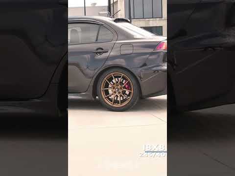 2015 Mitsubishi Lancer Evolution GSR with 18x9.5 Vordoven Forme 9