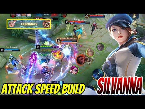SILVANA INSANE DAMAGE NONSTOP GANKING ENEMY  - Silvanna Best Build 2023