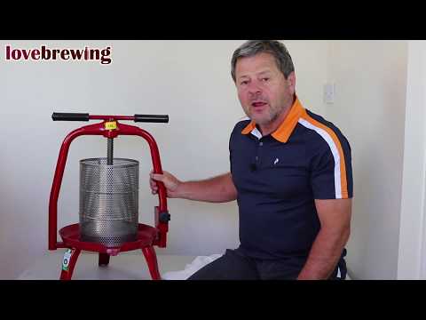 The Crossbeam Press with Stainless Mesh Basket