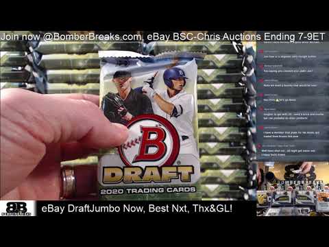 eBay Thursday 2020 Bowman Draft Jumbo Half Case Break 1 7 21