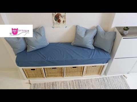 Vom Regal zur Sitzbank - Nähanleitung für IKEA Kallax
