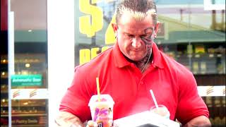 Lee  Priest  at 7-Eleven Krispy Kreme in Sydney
