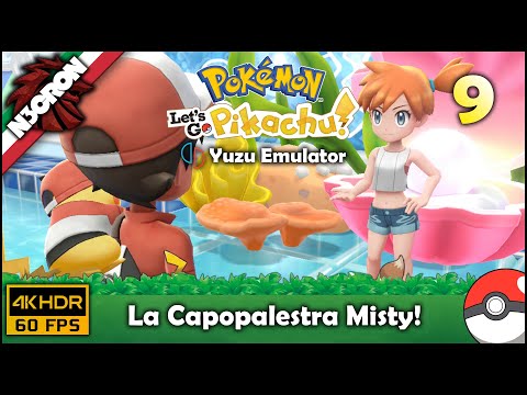 Pokémon Let's Go: Pikachu ► Gameplay ITA 4K HDR 60ᶠᵖˢ ᵁᴴᴰ #9 ► La Capopalestra Misty!