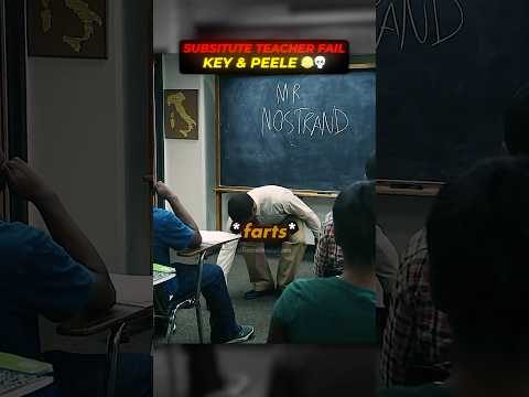 This Substitute Teacher Is Not Messing Around 😂👨🏾‍🏫 - Funny Key and Peele Skit #shorts