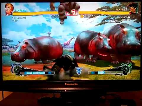 SSF4 - umataro42 vs Shotoken21 006 (Bison vs Cody)