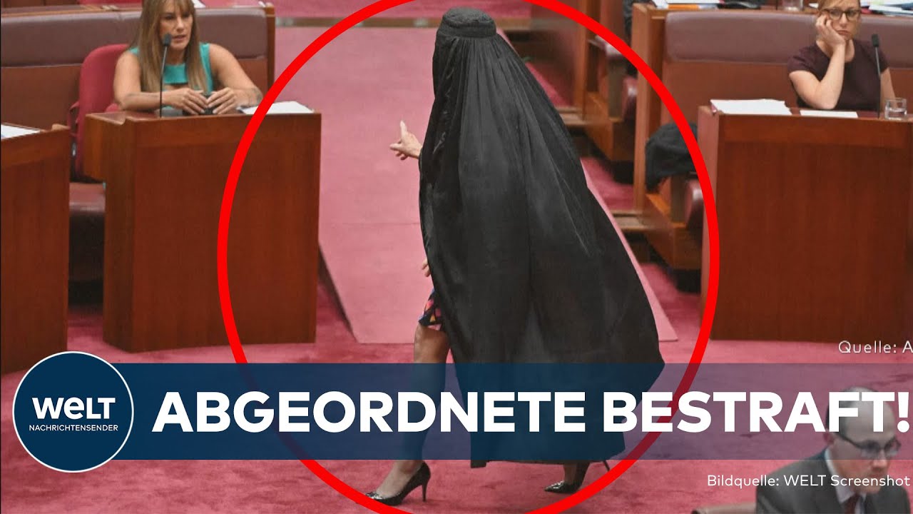 AUSTRALIEN: Burka-Eklat im Parlament! Abgeordnete nach skurrilem Protest bestraft