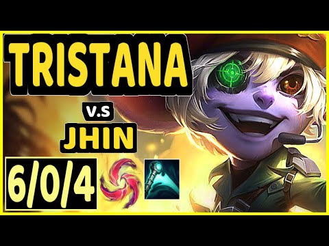 EVANRL (TRISTANA) vs JHIN - 6/0/4 KDA BOTTOM ADC CHALLENGER GAMEPLAY - NA