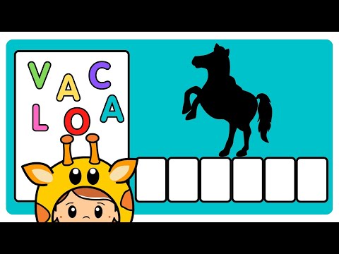 Forming words - Learning to read and write - Names of animals - Vocabulary #children