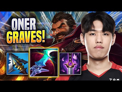 ONER TRIES GRAVES WITH NEW BUFFS! - T1 Oner Plays Graves JUNGLE vs Kindred! | Season 2022