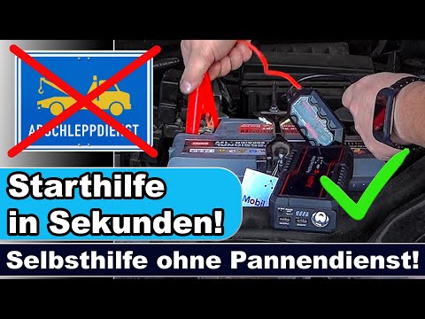 Jump Starter Starthilfe: Powerbank richtig anschließen & Auto starten | Anleitung & Tipps