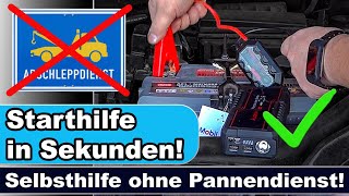 Jump Starter Starthilfe: Powerbank richtig anschließen & Auto starten | Anleitung & Tipps