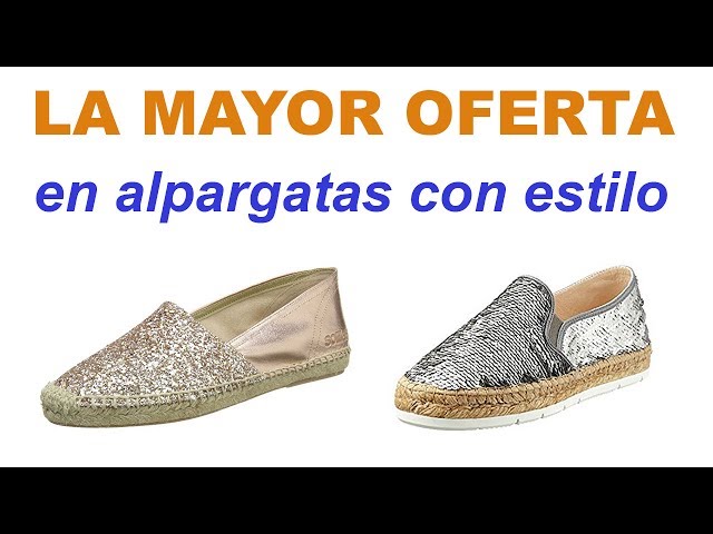 Vídeo relacionado con Alpargatas Clásicas de Lona con Suela de Yute (Negro, Numeric_38)