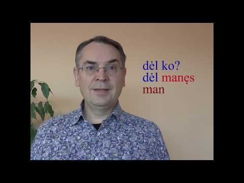 ЛИТОВСКИЙ ЯЗЫК - 10 УРОК - ДЛЯ КОГО? ДЛЯ ЧЕГО? - Dėl ko?