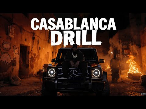 iZiBeats | CASABLANCA DRILL | Moroccan Dark Drill | Lyrics by Dollypran | 8K Street Visuals AI Video