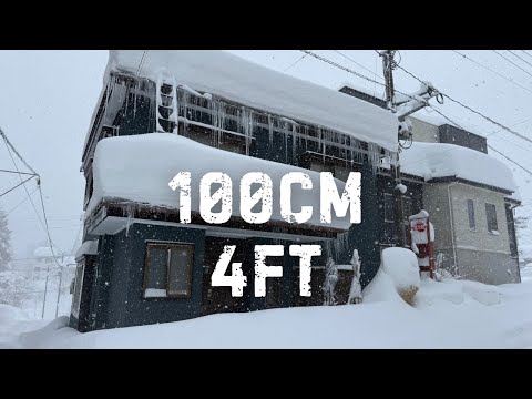 100cm / 4ft Overnight Snow Japan LIVE