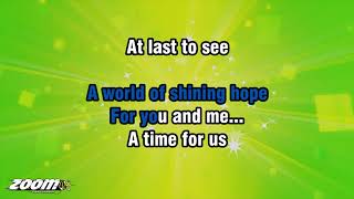 Andy Williams - A Time For Us - Karaoke Version from Zoom Karaoke