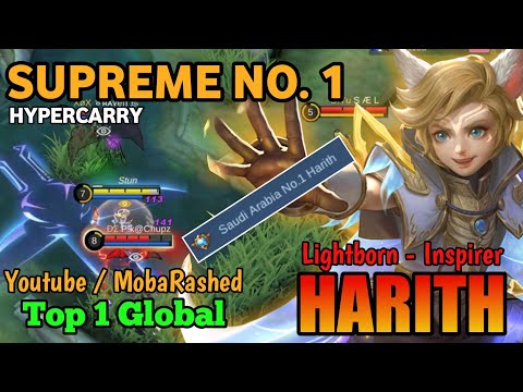 Supreme No. 1 Harith Hypercarry - Top 1 Global Harith by Youtube / MobaRashed ~ mobile legends