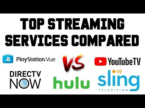 Live TV Streaming Services - Youtube TV vs Sling TV vs DirecTV Now vs Playstation Vue vs Hulu TV