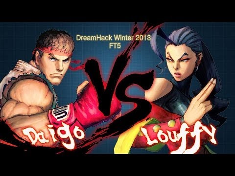Dreamhack Winter 2013 MoneyMatch - Daigo (ryu) vs Luffy (rose) FT5 - SSFIVAE