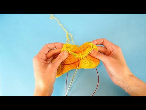 SNEAKER SOCKS KNIT-ALONG - Part 2 - How to Shape the Heel of a Toe-Up Sock