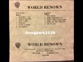 World Renown 94 Promo Cassette Album