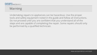 How to Replace a Dishwasher Door Seal — Instructions from Sears PartsDirect
