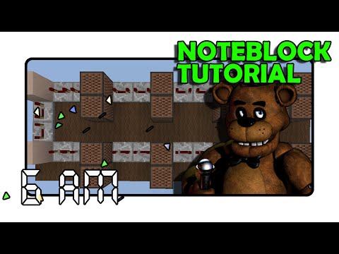 Five Nights at Freddy's 6 AM Chime - Note Block Tutorial (Minecraft)
