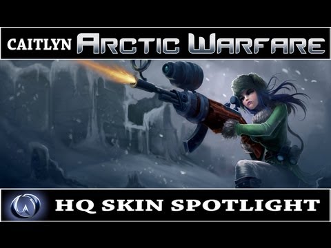 League of Legends: Arctic Warfare Caitlyn (HQ Skin Spotlight)