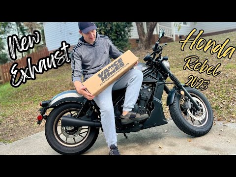 Install Vance & Hines Exhaust on Rebel 500 | Sound Test