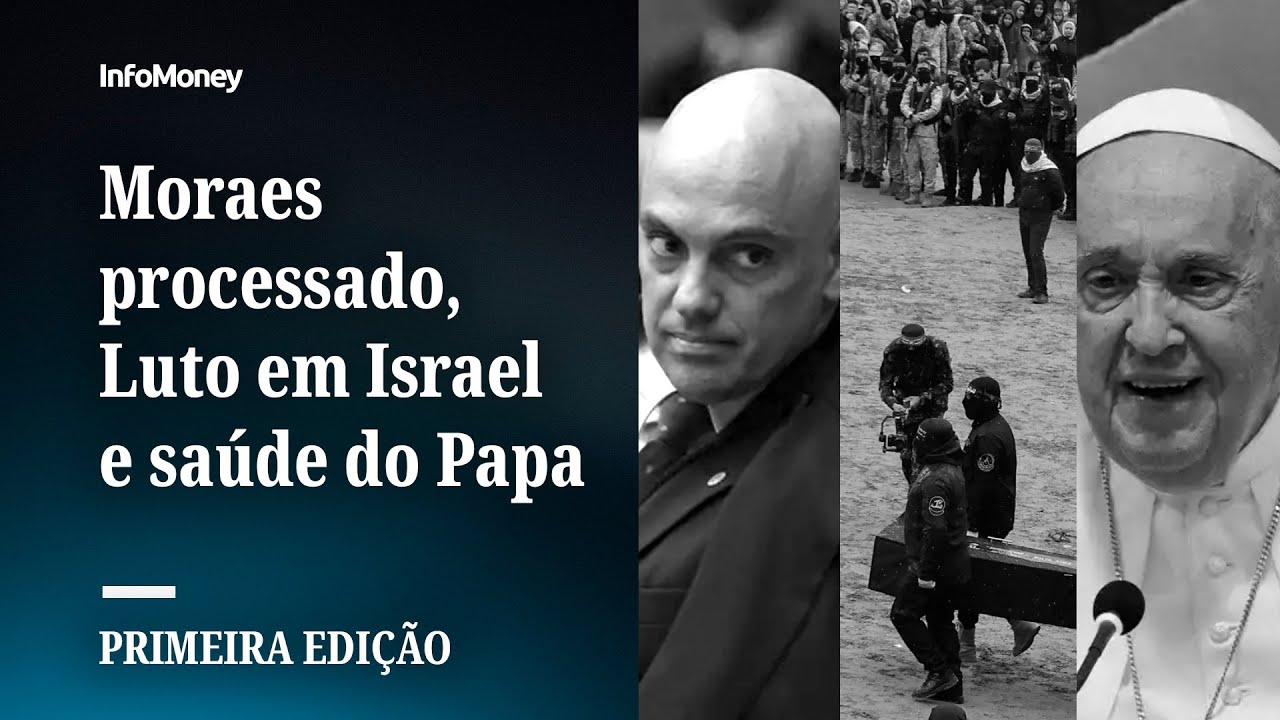 Luto em Israel e Moraes processado nos EUA, o que é notícia na manhã desta quinta-feira