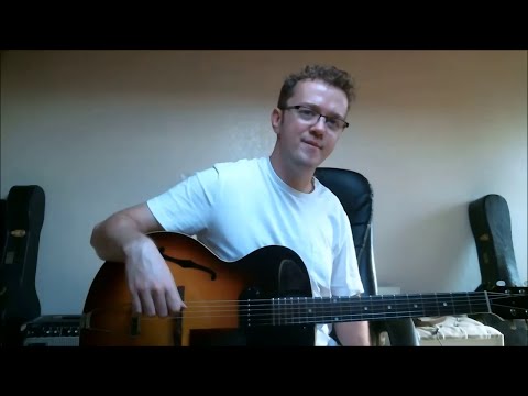 First Beginner Jazz Guitar Lesson - How to Improvise over ii V I progressions