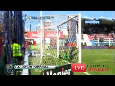 Independiente 1 - Tigre 0 - Gol de Fernández (Relatos Leonardo García AM 1050)