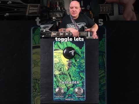 Cascader can do open and soaring fuzz or compressed, gated and spitty fuzz sounds #fuzz #fuzzpedal