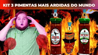 Kit 3 pimentas mais ardidas do mundo  ACHADINHOS DA SHOPEE