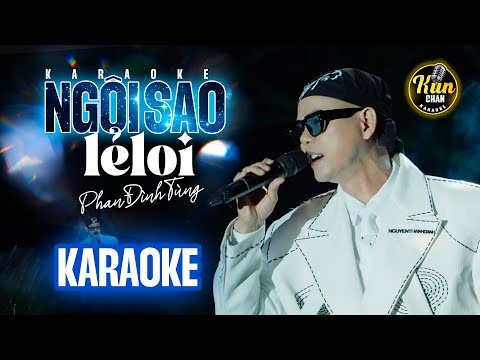 Karaoke Ngôi Sao Lẻ Loi - Phan Đình Tùng | Karaoke Nhạc Trẻ Tone Nam | Kun Chan Karaoke
