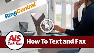 How To Text and Fax Using RingCentral