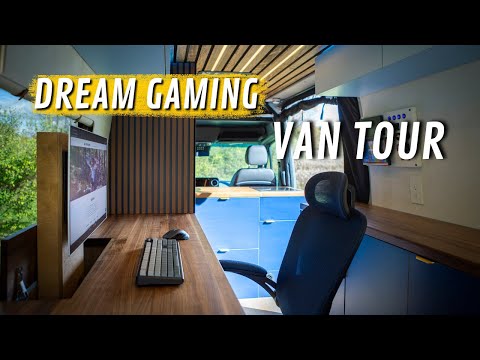Ultimate Gaming Camper Van Tour | A Digital Nomad’s Full-Time Setup