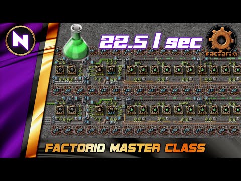 End Game Megabase LOGISTIC(GREEN) SCIENCE 22.5 / sec | Factorio Tutorial/Guide/How-to