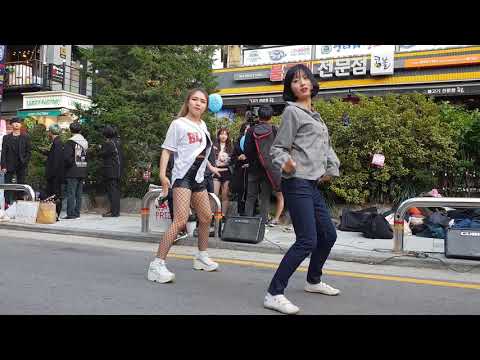 181013 댄스팀 #블랭크(#29주희,) 23 - 베베 @홍대Busking[직캠 by shinlim]