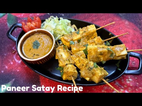 Korean Paneer Satay | Restaurant Style Paneer Starter | Easy Snacks Recipe |