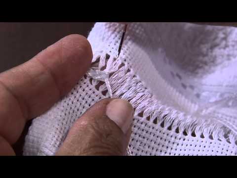 Mulher.com 12/02/2015 Ponto crivo flores e bainha aberta por Leila Jacob Parte 2