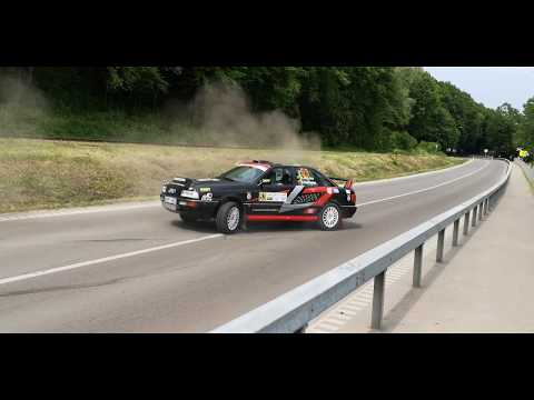 Audi 90 quattro saves from crashing into the ditch.