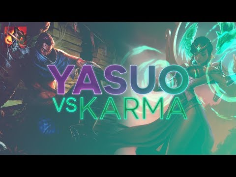 Yasuo Support - Yasuo vs Karma Patch 7.9 (Fervor)