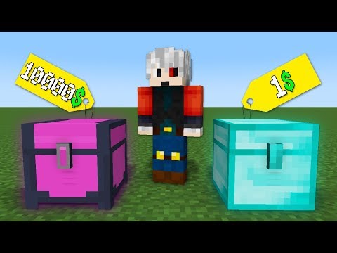 1$ SANDIK VS 10000$ SANDIK - Minecraft
