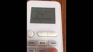 Inverter AC Remote functions GSC18 GIG5